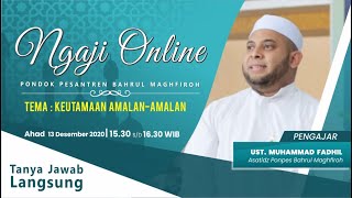 Keutamaan AmalanAmalan  Ust Muhammad Fadhil [upl. by Nodal476]