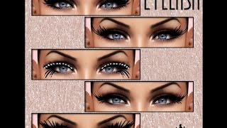 CHARM eyelash mesh self editing  Second Life [upl. by Ahsiemak]