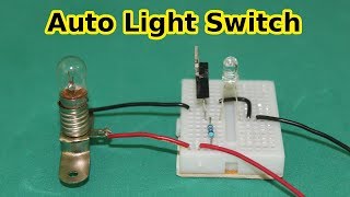 Automatic On Off Light Switch with Phototransistor [upl. by Atnohs]