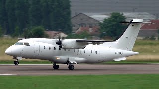 MHS Aviation Dornier 328 DCIRJ  Landing Start Up and Take Off [upl. by Nywroc]