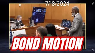 First Motion for Bond After Judge Glanville Removed Careton Matthews for Marquavius Huey quotQuaquot YSL [upl. by Othilia]