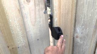 Paling fence with exposed posts and capping Double gates and single gate part 1 [upl. by Ardeahp88]