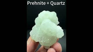 Prehnite  Quartz artwork crystals crystalgem minerals gemstone crystalshop quartz geology [upl. by Tchao]