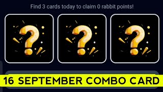 16 amp 17 September Rocky Rabbit Daily ComboToday Rocky Rabbit Superset CardRocky rabbit Daily Combo [upl. by Anirbes898]