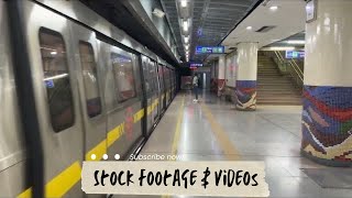 Exploring Gurgaon’s Metro System A Look at Modern Urban Transit  Stock Footage amp Videos [upl. by Terrel133]