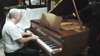 Extraordinary self player YAMAHA baby grand piano [upl. by Diskin272]