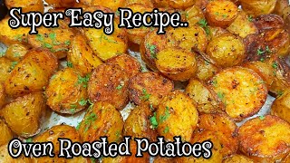 Crispy Roasted Potatoes  Baked Baby Potatoes  Easy Recipe for Beginners [upl. by Trocki]