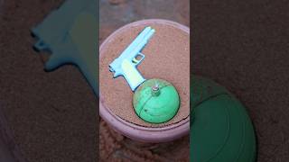 Metal Casting EP 685  molding  making toy gun and ball molding  metal making  Experiment [upl. by Atikin304]