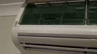 Mitsubishi Air conditioner How to Remove Air Filter and Clean Air Vent [upl. by Epps]