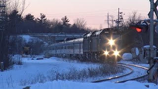 The Canadian at Washago 13FEB2016 [upl. by Whipple]