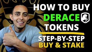 How To Buy Derace Tokens DERC amp Stake Them  StepByStep Tutorial for Beginners [upl. by Stempien]