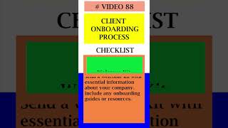 How To Client Onboarding Process Checklist [upl. by Aicilana991]