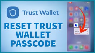 How to Reset Forgotten Passcode on Trust Wallet 2024 [upl. by Killigrew]