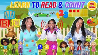 Learn To Read amp Count Identify The 5 Senses Learn fruits amp Vegetables Learning with Ms Houston [upl. by Littell523]