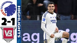 FC København vs Vejle Boldklub 21 Highlights  3F SuperLiga 2023  FCK vs Vejle BK [upl. by Annenn166]