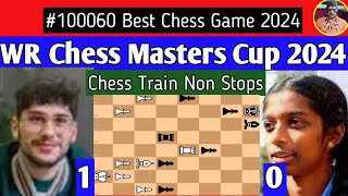 Firouzja vs Vaishali  WR Chess Masters Cup 2024 chess [upl. by Garling]