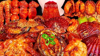 ASMR SPICY SEAFOOD OCTOPUS SQUID CRAB LOBSTER 매콤한 해물찜 모음집 COMPILATION EATING SOUNDS MUKBANG 먹방 [upl. by Llerrah177]