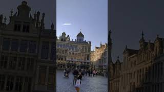 Grand Place Brussels grandplace belgium brussels travel blogs attraction palace [upl. by Leontine541]