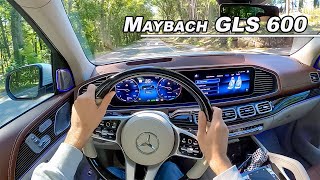 2021 MercedesMaybach GLS 600  Arrive at Your Private Jet In Luxury POV Binaural Audio [upl. by Ihteerp]