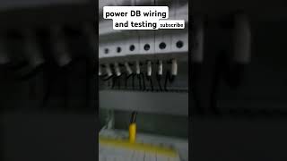 power db wiring and testing amp subscribe my YouTube channel new electrical logical videos [upl. by Severin]