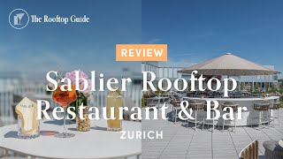 Sablier Rooftop Restaurant amp Bar  Review [upl. by Kcirdnek813]