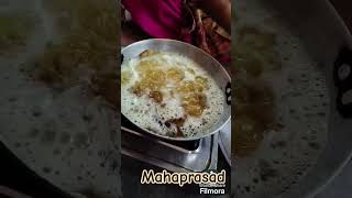 Mahaprasad chaatpuja shorts youtubeshorts thekuarecipe [upl. by Eixid]