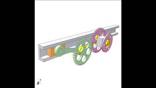 Slider Crank Mechanism Of Equal Crank And Conrod Length 1 [upl. by Aleyam608]