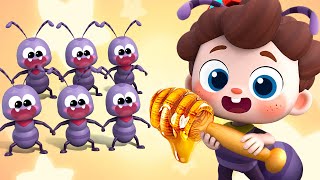 Ants Go Marching  Learn Numbers  Nursery Rhymes for Babies  BabyBus [upl. by Schapira]