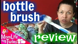 TOMMEE TIPPEE BOTTLE BRUSH REVIEW  MOMS EXPERIENCE [upl. by Reyam308]