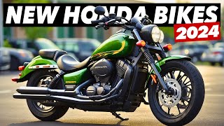 Top 7 NEW Honda Motorcycles For 2024 [upl. by Alvord540]