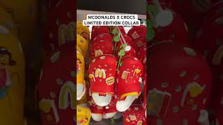 MCDONALDS X CROCS LIMITED EDITION COLLAB mcdonalds crocs collab trending viral ytshorts [upl. by Uliram]