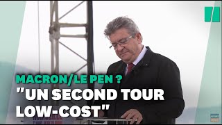 Mélenchon met en garde contre un second tour MacronLe Pen [upl. by Ariom943]