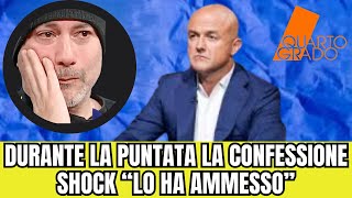 A QUARTO GRADO IN DIRETTA LA CONFESSIONE SHOCK quotLO HA AMMESSOquot [upl. by Stefa]