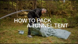 How to pack a tunnel tent [upl. by Atinus]