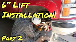 Chevy Truck Rough Country Lift Install  Part 2  Vice Grip Garage EP49 [upl. by Adnilav243]