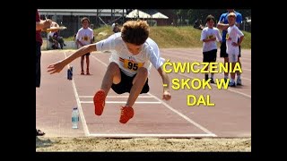 Metodyka skoku w dal ćwiczenia Lekkoatletyka dla każdego [upl. by Miquela]