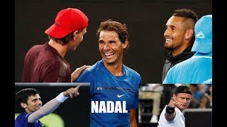 Rafael NADAL ESP 🎾 Brilliant passing shot 🎾 Kyrgios Thiem Djokovic Berdych Hewitt speechless [upl. by Nicholson]