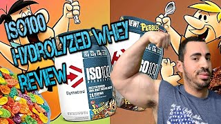 Iso100 Hydrolyzed FRUITY PEBBLES Protein Powder Review [upl. by Lila391]