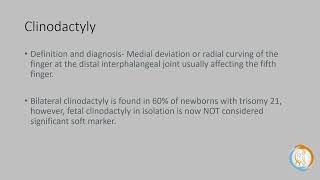 Fetal Clinodactyly Diagnosis on prenatal ultrasound drnupurshah [upl. by Elisabetta609]