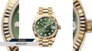 Rolex Datejust Green Diamond Dial [upl. by Halilad]