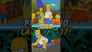 SIMPSONS FICAM PRESOS NO LABIRINTO simpsons thesimpsons shorts homer bart [upl. by Longwood606]