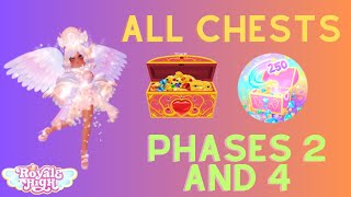 ALL CAMPUS 3 CHEST LOCATIONS IN PHASE 3 AND FOUR  Royale High Chest Locations [upl. by Amandie]