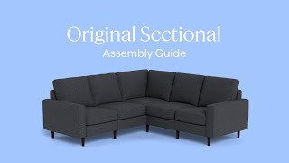 EN Original Sectional  Assembly Guide [upl. by Erusaert]