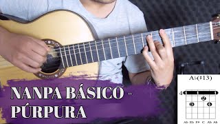 Cómo tocar Púrpura de Nanpa Básico  Iván Plata  Tutorial acordes [upl. by Odirfliw303]