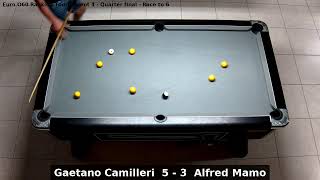 Gaetano Camilleri vs Alfred Mamo  Euro O60 Ranking Tournament 4  Quarter final [upl. by Durning]