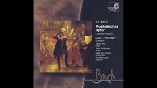 Bach Musikalisches Opfer Moroney1987 Track01 [upl. by Aisanat]