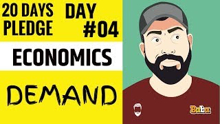 DAY 04 I Economics I Chapter03 DEMAND I 20 Dayspledge [upl. by Philine]