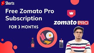 How To Get Zomato Pro Free  Zomato Pro Free Activation Code  Genuine Method 2021 😍😋🤔 Shorts [upl. by Kcirderfla]