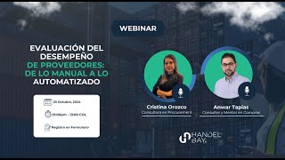 Webinar Evaluación del Desempeño de Proveedores De lo manual a lo Automatizado [upl. by Moria]