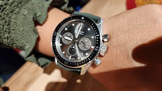 Blancpain fifty fathoms Bathyscaphe Chronographe Flyback 43mm Grey meteor dial [upl. by Heffron]